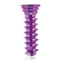 Titanium locking screw Ø3.5x 12mm, multidirectional, magenta, Torx 10, self-drilling, self-tapping