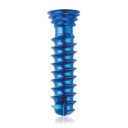 Titanium locking screw Ø4.0x 16mm, multidirectional, blue, Torx 10, self-drilling, self-tapping