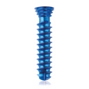 Titanium locking screw Ø4.0x 18mm, multidirectional, blue, Torx 10,  self-drilling, self-tapping