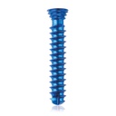 Titanium locking screw Ø4.0x 22mm, multidirectional, blue, Torx 10 self-drilling, self-tapping