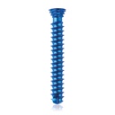 Titanium locking screw Ø4.0x 26mm, multidirectional, blue, Torx 10, self-drilling, self-tapping