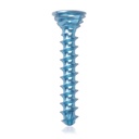 Titanium locking screw Ø2.7x16mm multidirectional, blue, Torx 10 self-drilling, self-tapping