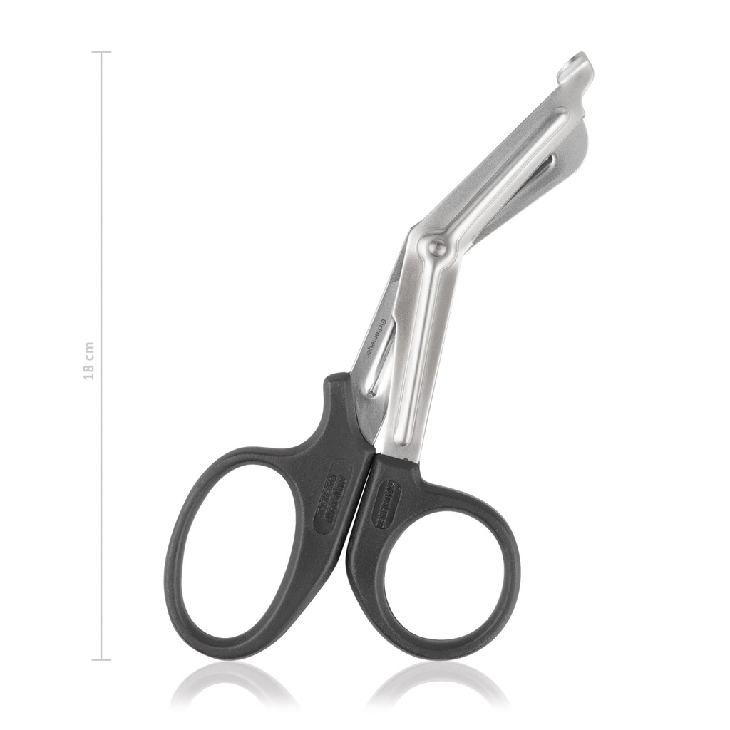 Universal scissors with plastic handles, 18 cm, autoclavable 