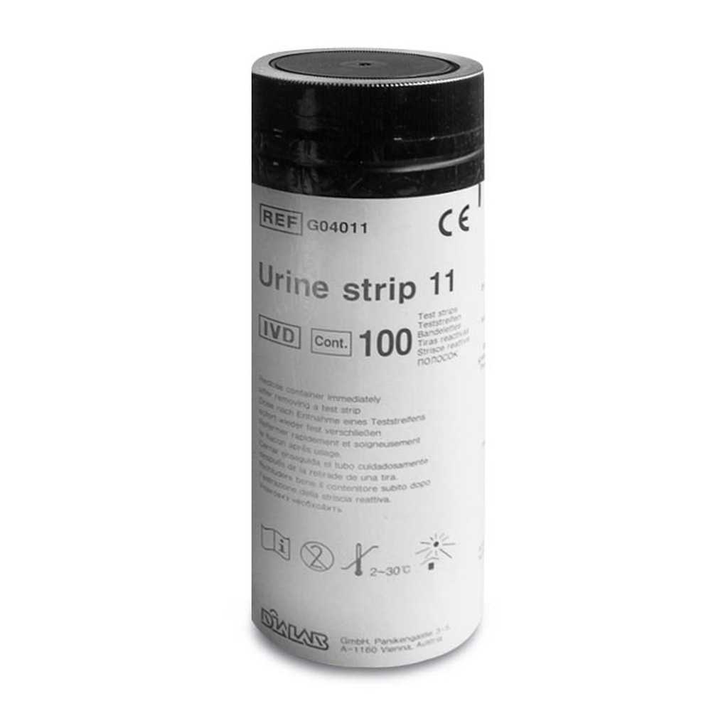 Diagnostic stripes, box/100pcs 11 parameters 