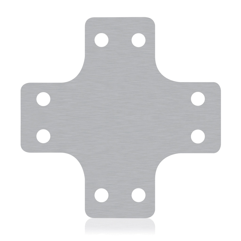 Cross trim plate (6x6")  