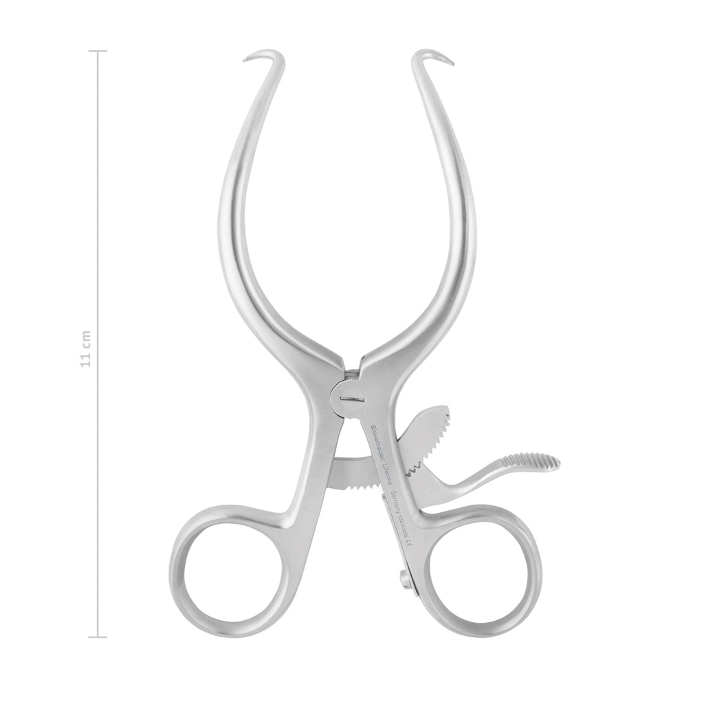 Self retaining retractor Gelpi, 11 cm, sharp 