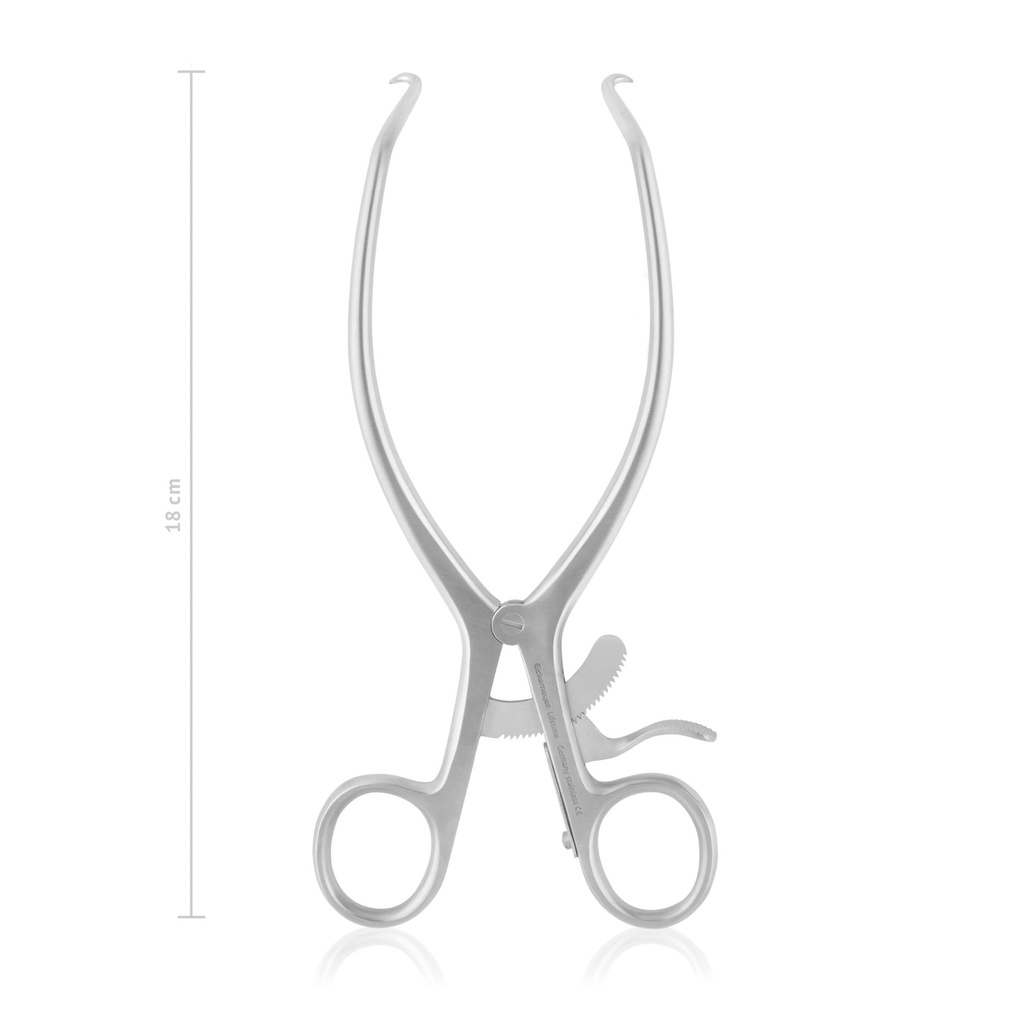 Self retaining retractor Gelpi, 19 cm, sharp 