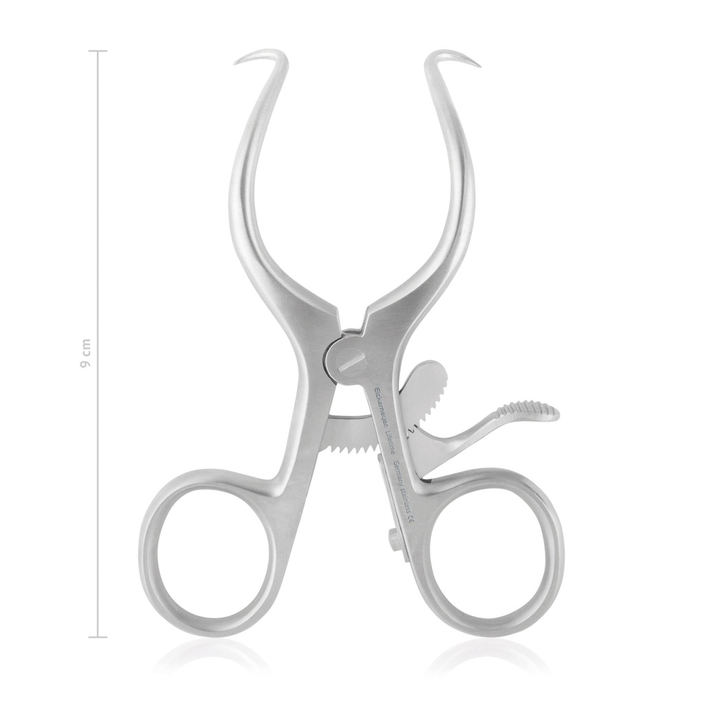 Self retaining retractor Gelpi, 9 cm, sharp 