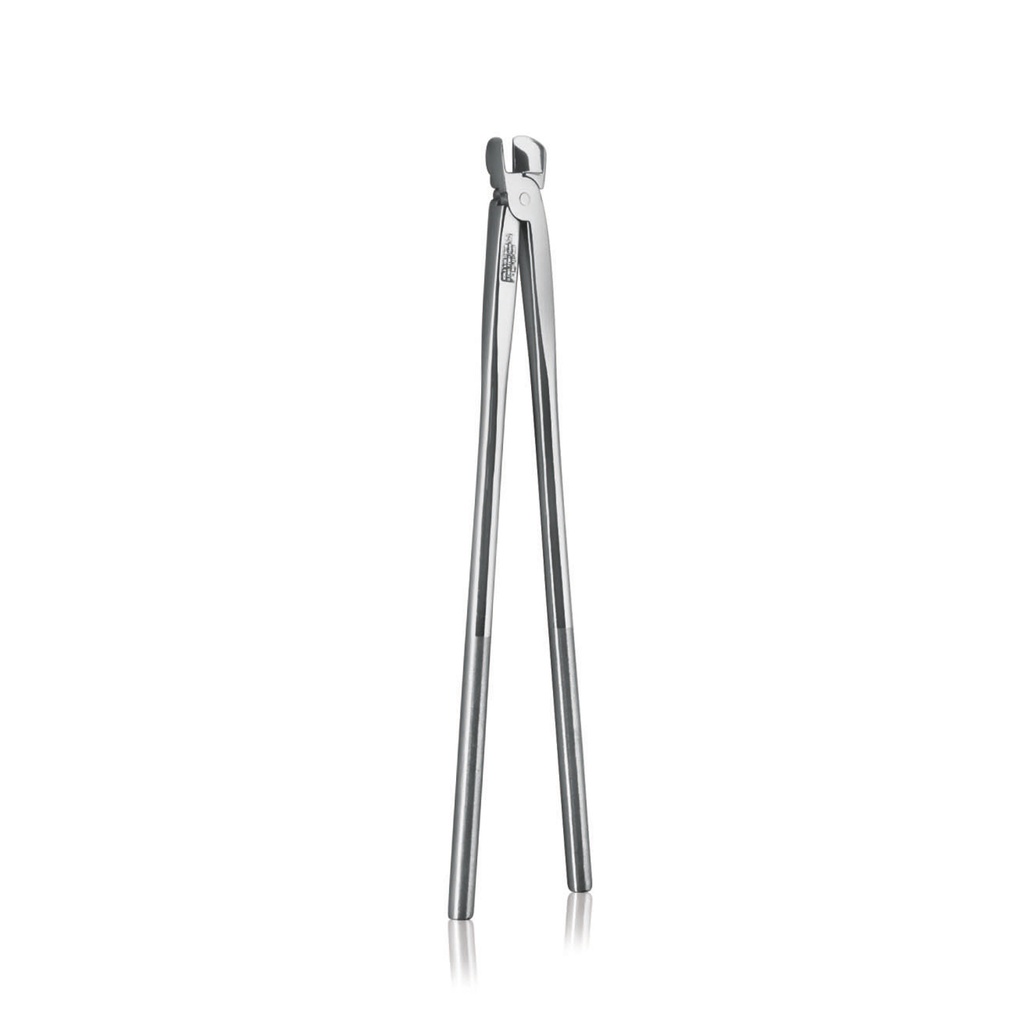 Molar cutter, stainless steel, simple joint, 48 cm, permanent handles, slightly open head