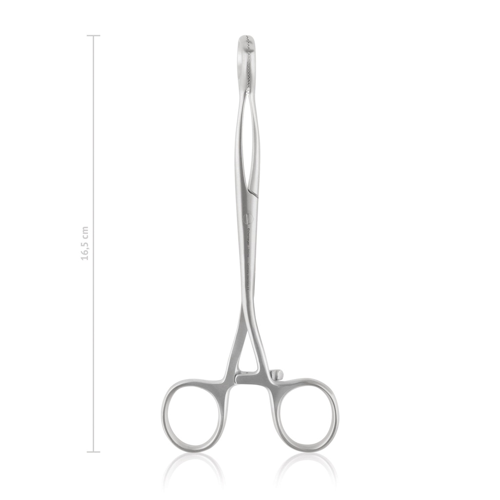 Tongue forceps Collin, 16,5 cm  