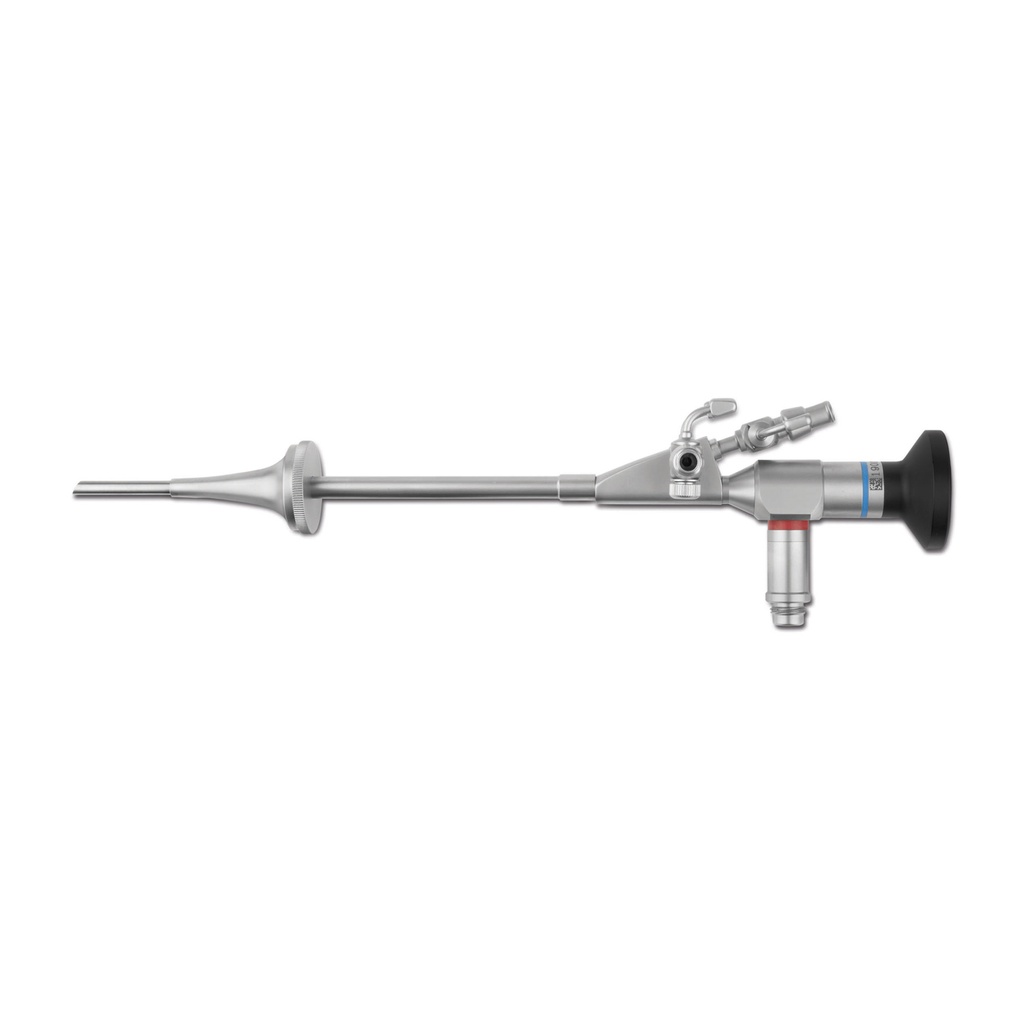 Eickview Kompakt with integrated otoscope attachment, rigid, Ø 3,8 mm, L = 14 cm, integrated wc, Ø 1,3 mm,