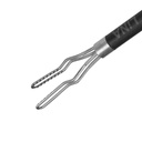 Bipolar coagulation, grasping and cutting forceps, Ø = 5 mm, L = 33 cm, plastic handle , 25 cm cable