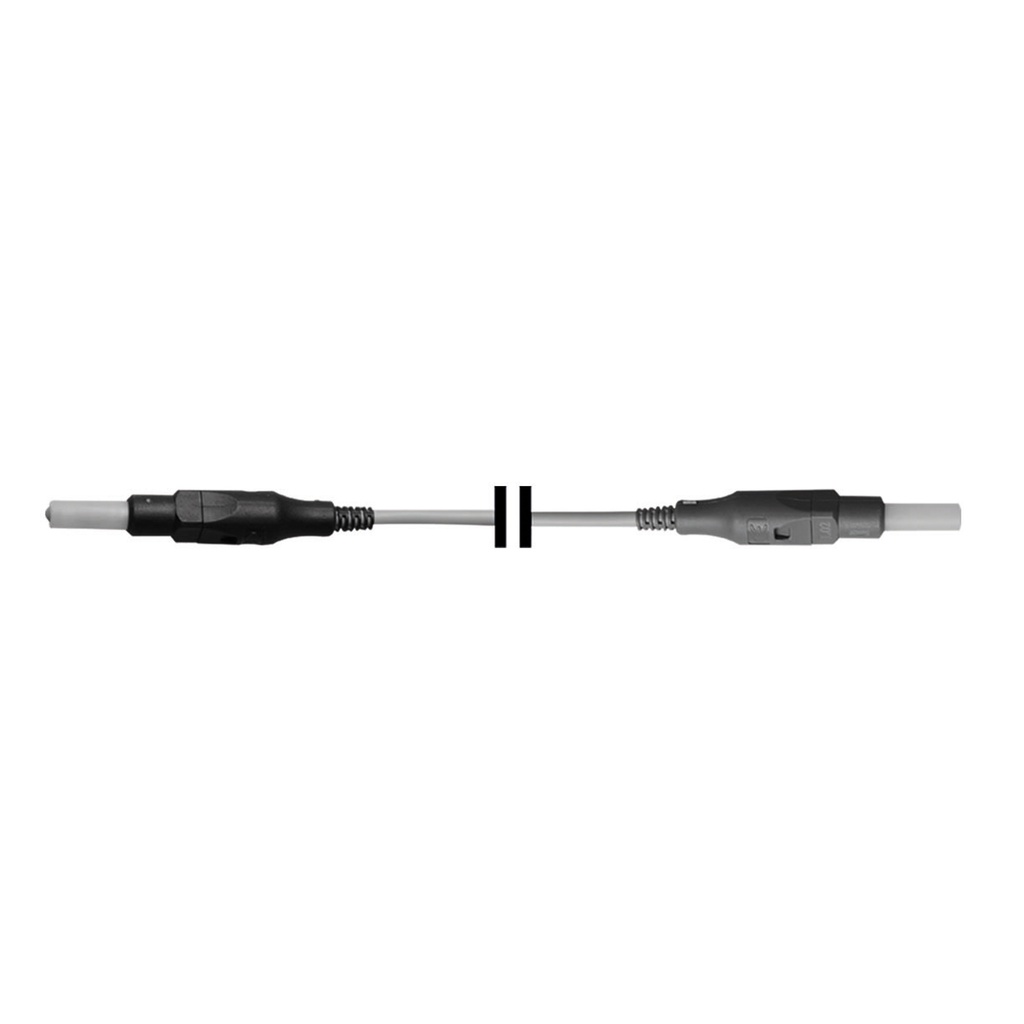 HF-cable for unipolar instruments, connectable with HF-devices Ellman Surgitron and Eickemeyer 140 Vet,