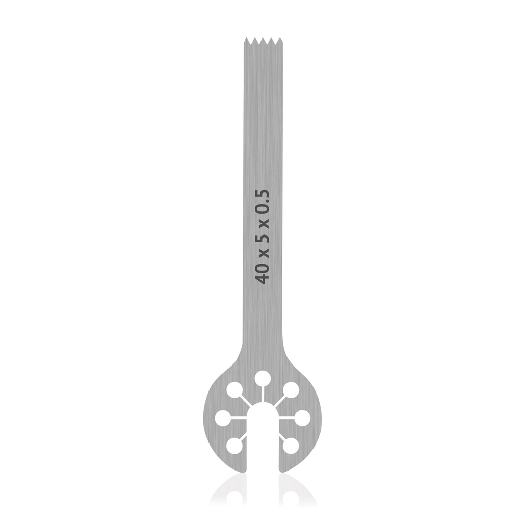 Saw Blade for OrthoVet PRO/OrthoVet PLUS with AESCULAP connection, made of stainless steel,