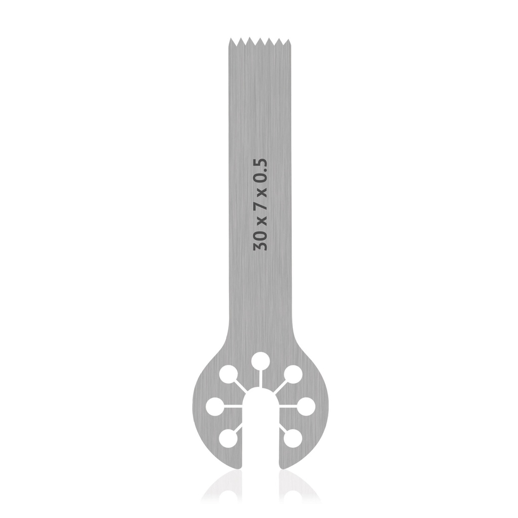 Saw Blade for OrthoVet PRO/OrthoVet PLUS with AESCULAP connection made of stainless steel