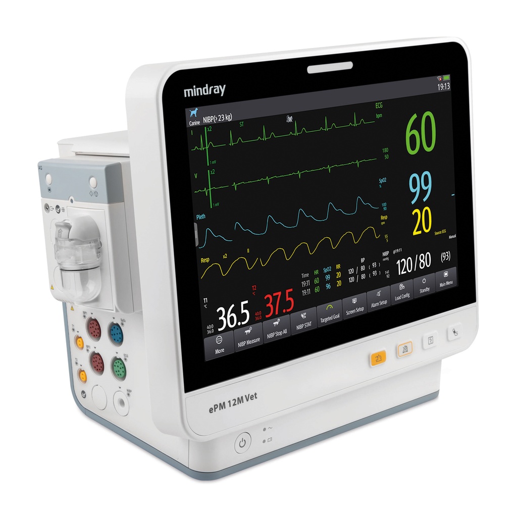 Patient monitor ePM 12M Vet incl. IBP + CO2 + AG module