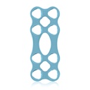 EickLoxx Micro bone plate, 1.0mm system, light blue, 4x2 - hole plate, mm: 18.5 x 7.5 x 1.0