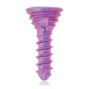 Titanium locking screw Ø1.2x 5mm, multi-directional, magenta, Torx 6, self-drilling, self-tapping