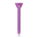 Titanium locking screw Ø1.2x 9mm, multi-directional, magenta, Torx 6, self-drilling, self-tapping