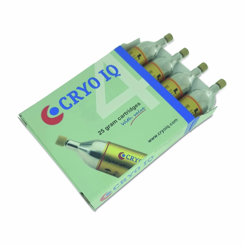 4 pack CryoIQ® Gas Cartridge – 25g  