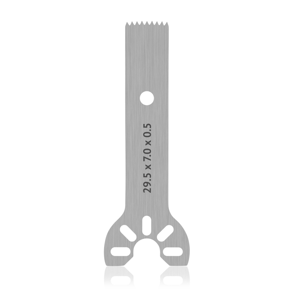 Saw blade for dragonfly, styrker attachment, L 29.5 x W 7 x H 0.5 mm