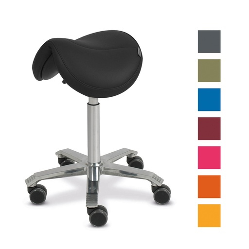 [610101] SCORE treatment chair, padded saddle seat, height adjustable from approx. 59-77 cm