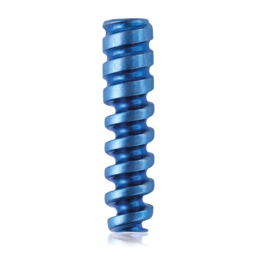 [191576] Titanium interference screw Ø3.0x13mm, cannulated, cannulation 1.1mm, blue, HEX 2.0