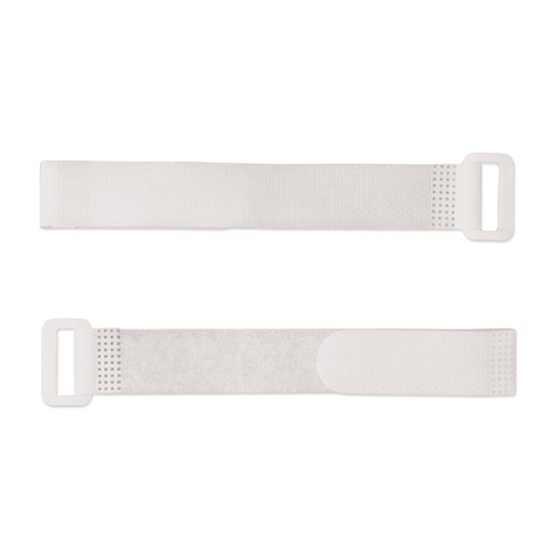 [648112] Velcro cable ties, white, length: 32/40 cm