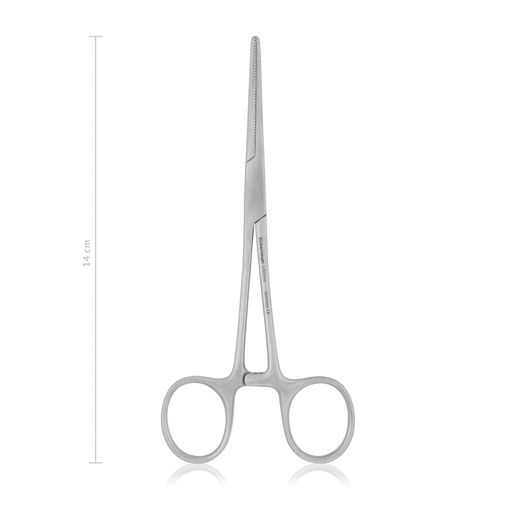 [973814] Haemostatic forceps Pean, 14 cm, straight, 