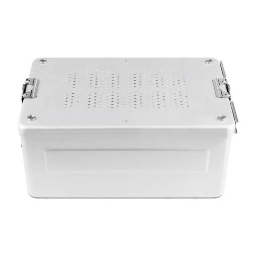 [185555] Container 312 x 183 x 122 mm, complete bottom non perforated + lid perforated