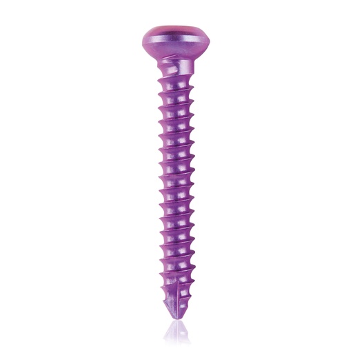 [191048] Cortical Screw, D=2,7mm; L=18mm self tapping, titanium 