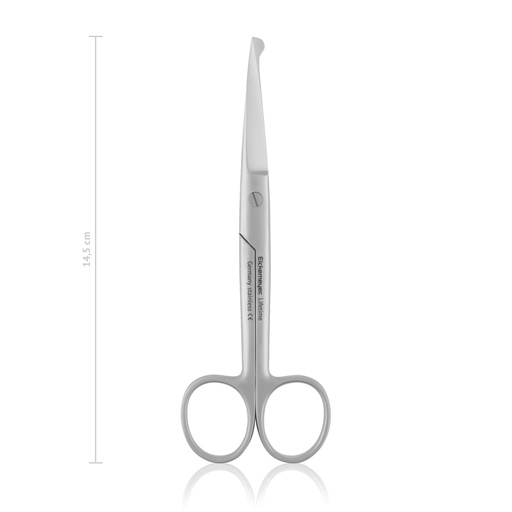 [119014] Enterotomy scissors with probe, 14,5 cm  