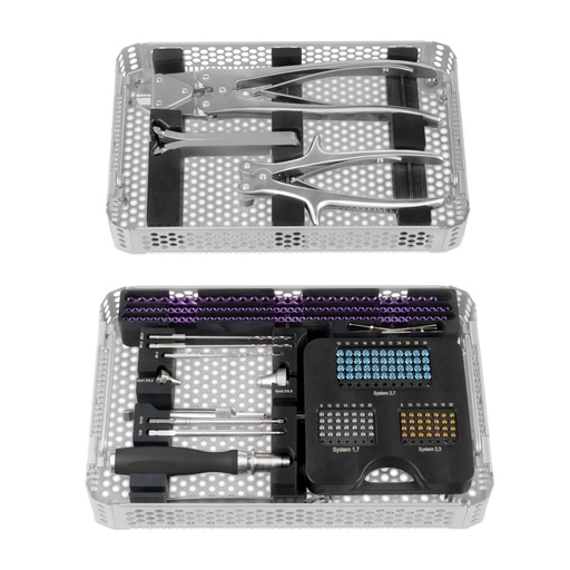 [185500] EickLoxx small osteosynthesis system plates / screws / titanium multidirectionally lockable