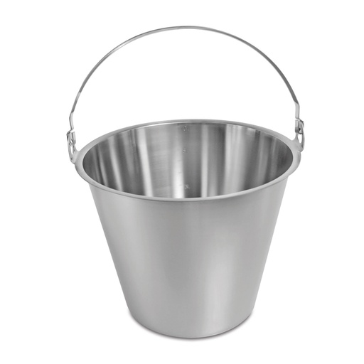 [602505] Stainless steel bucket, 6 ltr.  