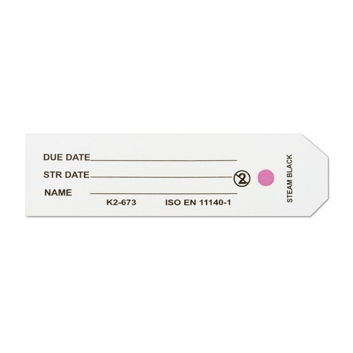 [502400] Labels for sterilization containers with indicator, Pack of 100 labels Dimensions (in mm): L 57 x H 17