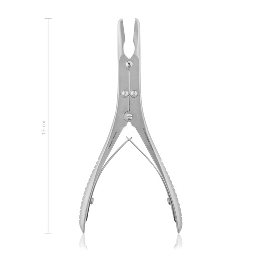 [184215] Bone rongeur Böhler, straight, double action, 15 cm, 6" 