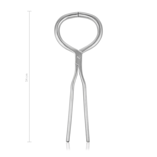 [862034] Hoof testing forceps, heavy model, stain -less steel, 34 cm 