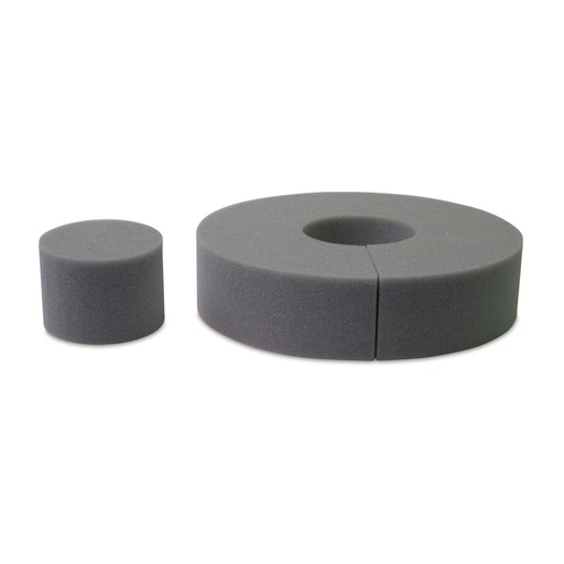 [605905] X-Ray positioner of soft foam, circular pad with hole, OD = 20 cm, ID = 7,5 cm 