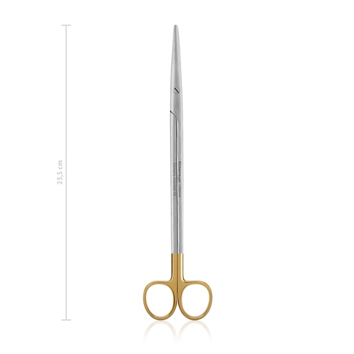 [116323] Dissecting scissors Metzenbaum, curved, 23.5 cm, TC 