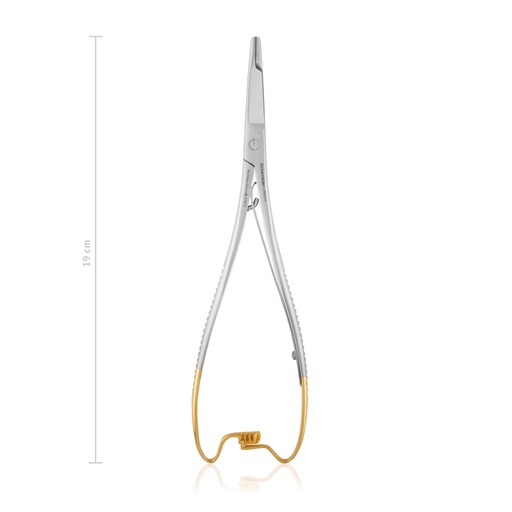 [152419] Needle holder Mathieu-Olsen, 19 cm, TC  