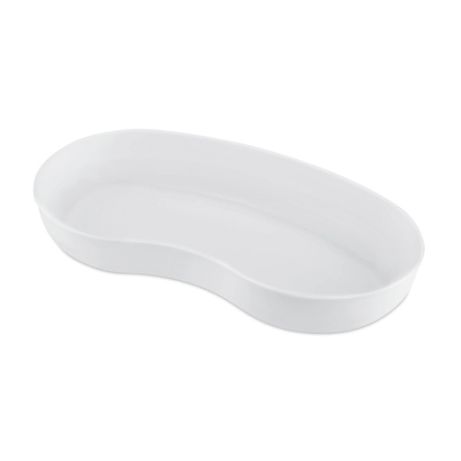 [728925] Plastic kidneybowl, white, 25 cm  