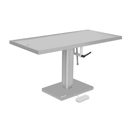 [601560] Operating table with stainless steel top 60 x 130 electr. pump one directional tilt mechanism