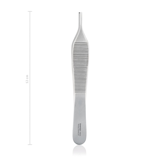 [132812] Tissue forceps Adson, 1x2 teeth, 12 cm  