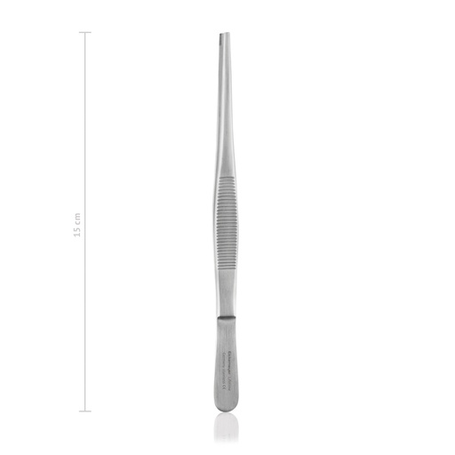 [133015] Tissue forceps Brown, 15 cm, with lateral teeth 