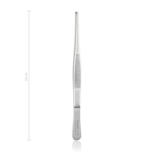 [133315] Tissue forceps, 1x2 teeth, 15 cm, heavy model 