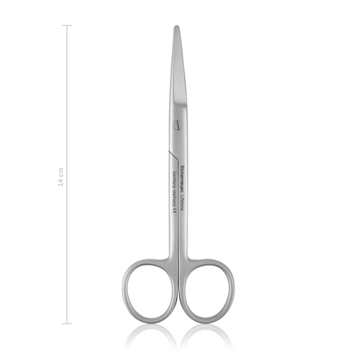 [118614] Dissecting scissors Mayo, straight, 14 cm, blunt/blunt 