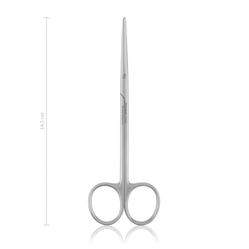 [118414] Dissecting scissors Metzenbaum-Fino, straight, 14,5 cm, blunt/blunt 