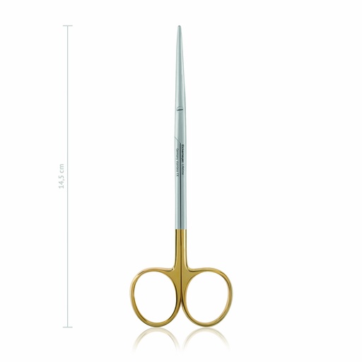 [116414] Dissecting scissors Metzenbaum-Fino, straight, 14,5 cm, TC very delicate 