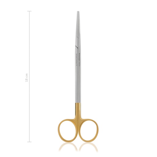 [116318] Dissecting scissors Metzenbaum, curved, 18 cm, TC 