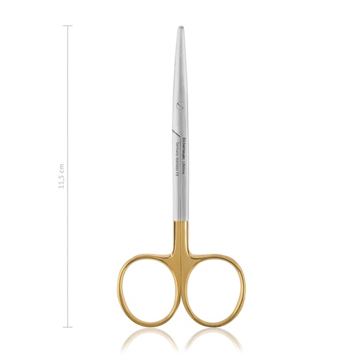 [116111] Dissecting scissors, curved, delicate, 11,5 cm,TC 